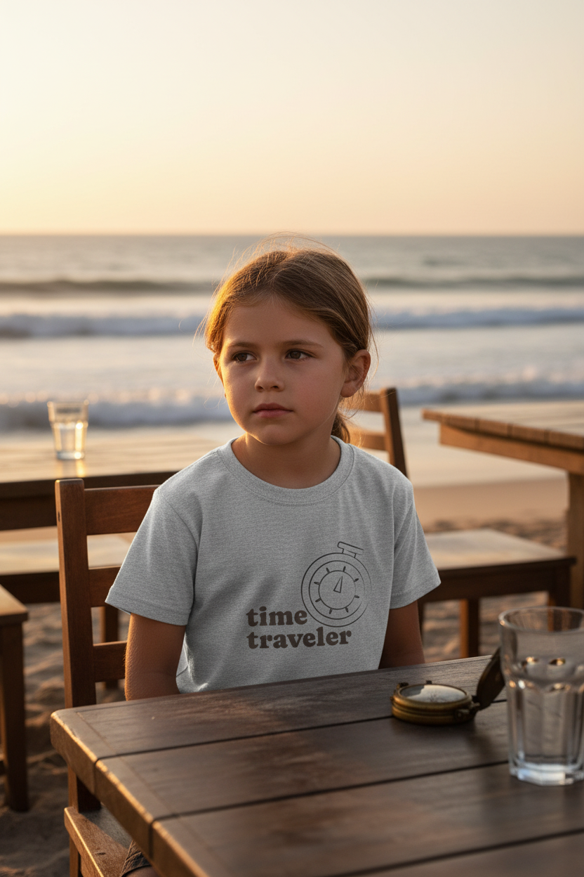 The Time Traveler Toddler Tee | Pocket Watch Retro