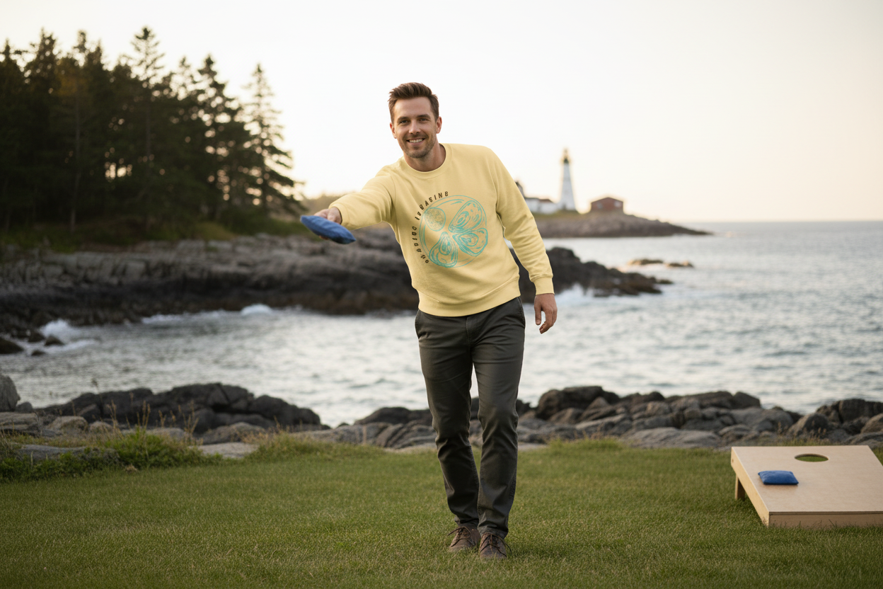 "Sharing Is Caring" - Oyster Crewneck Sweatshirt