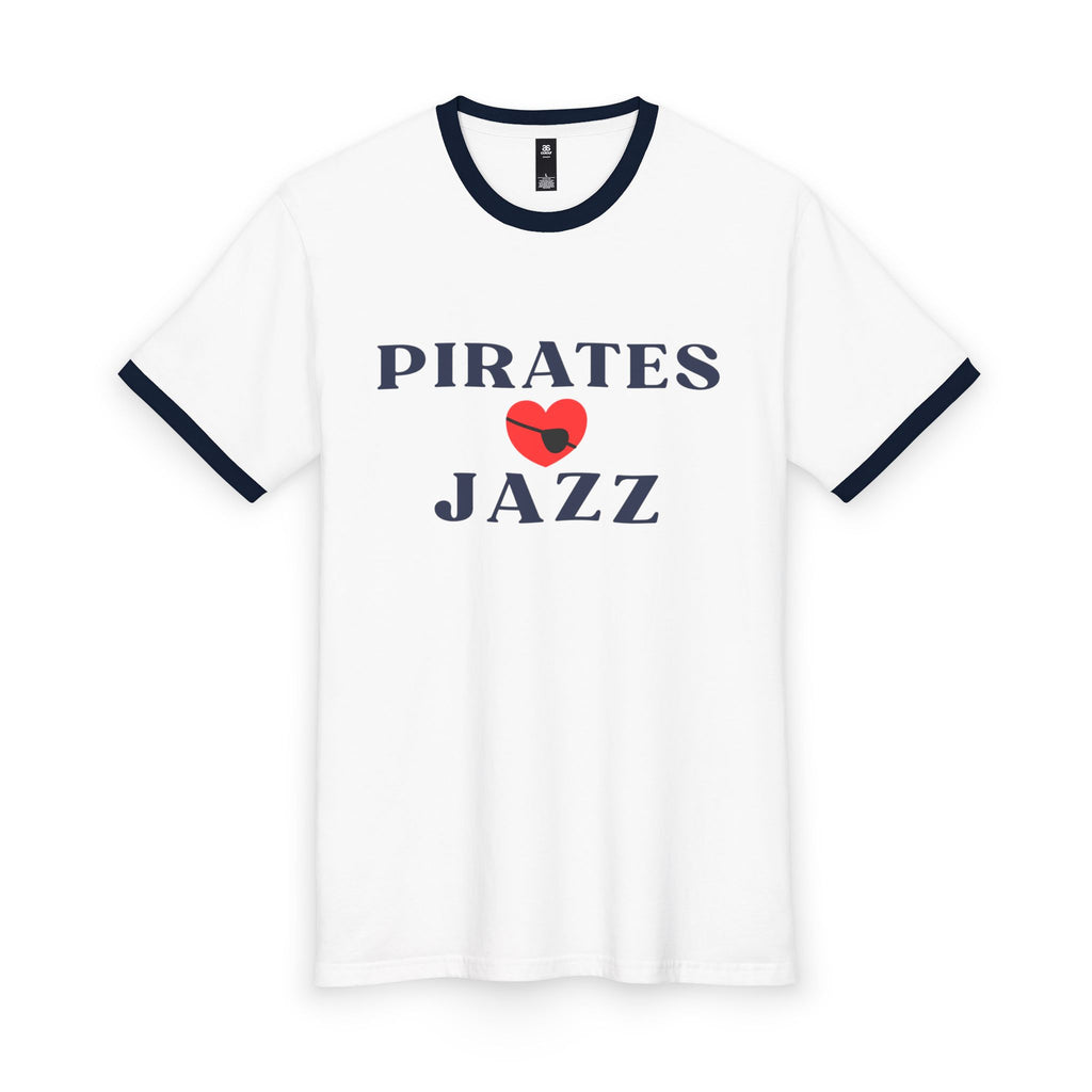 Pirates Love Jazz Ringer Tee