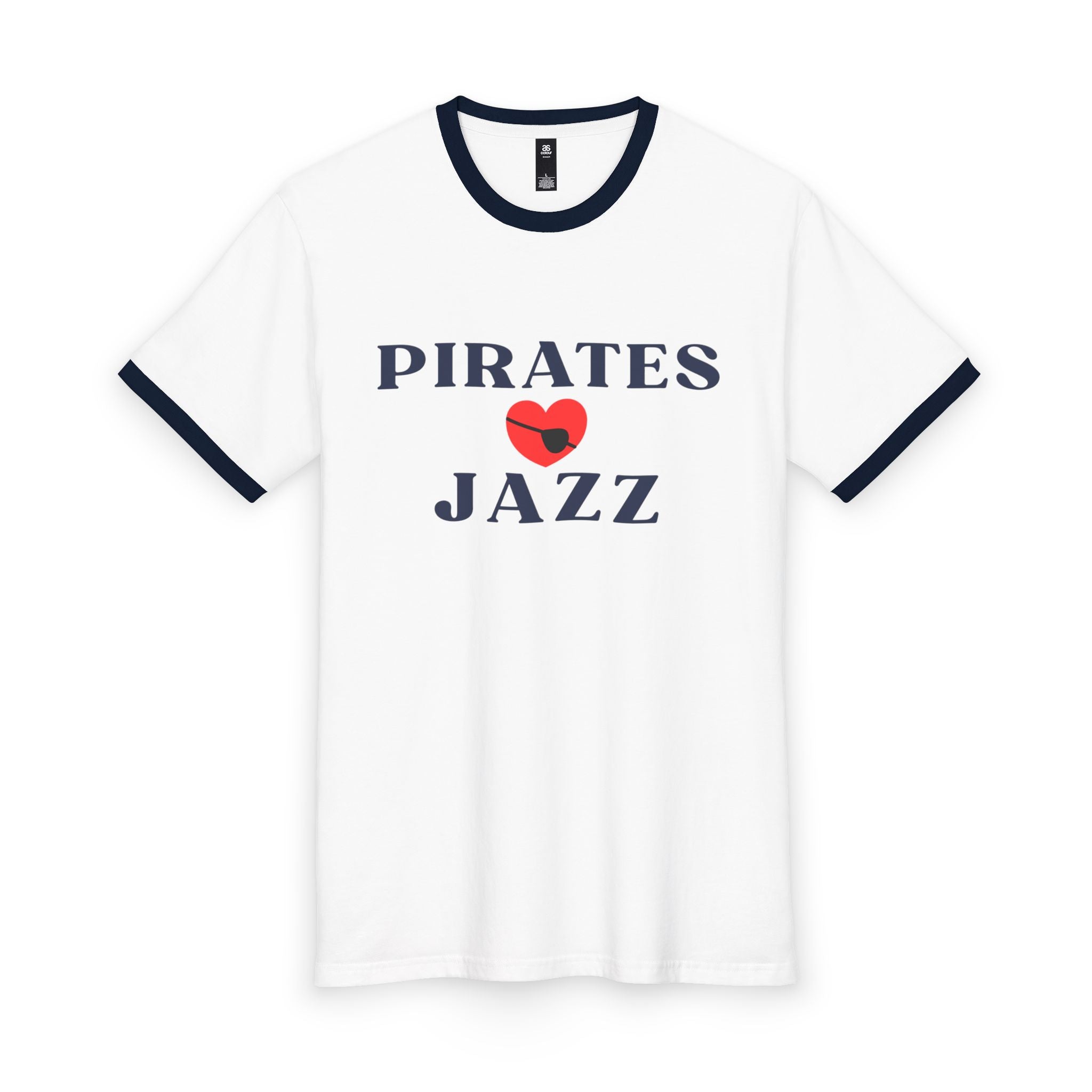 Pirates Love Jazz Ringer Tee