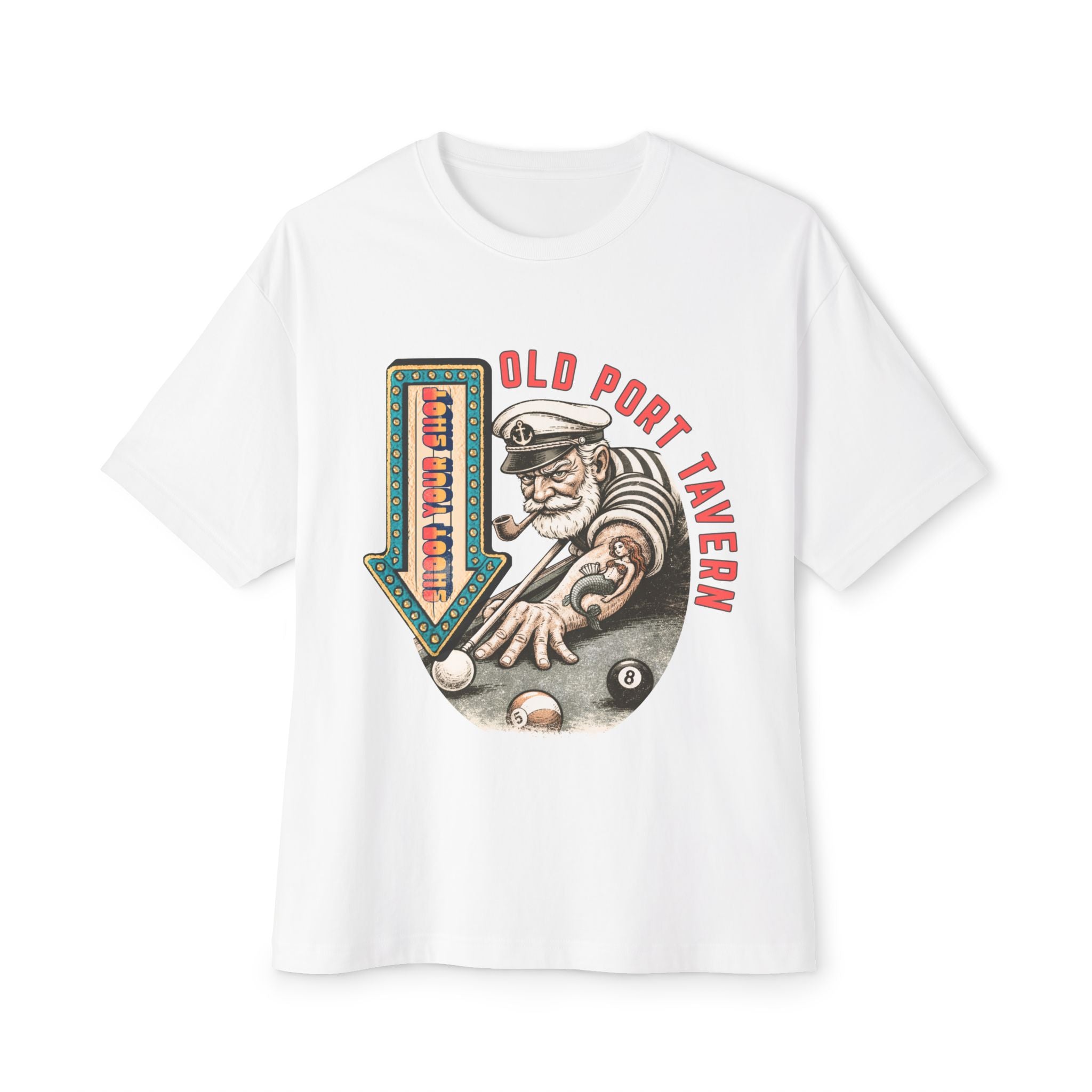 Old Port Tavern Billiards - Retro Tee