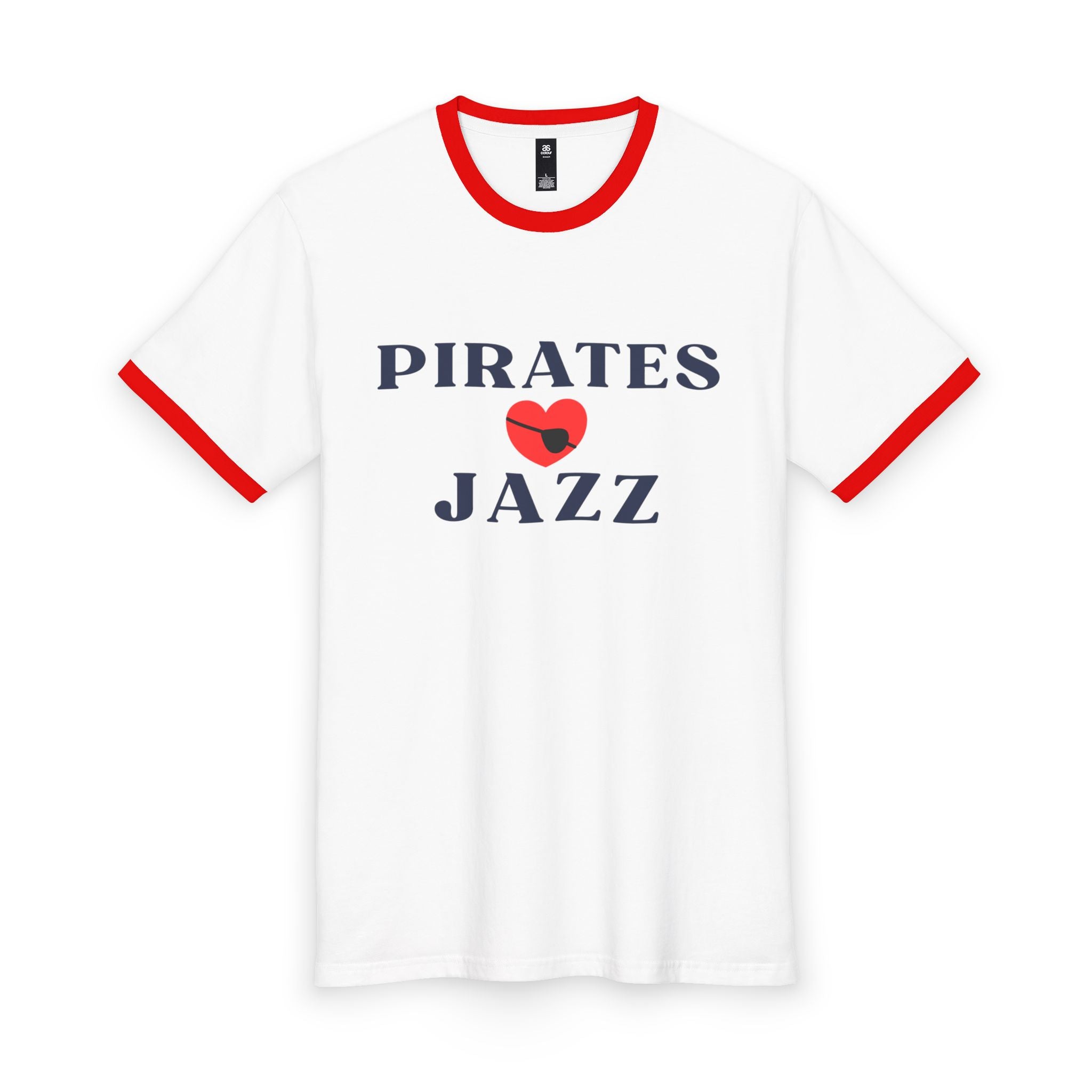 Pirates Love Jazz Ringer Tee