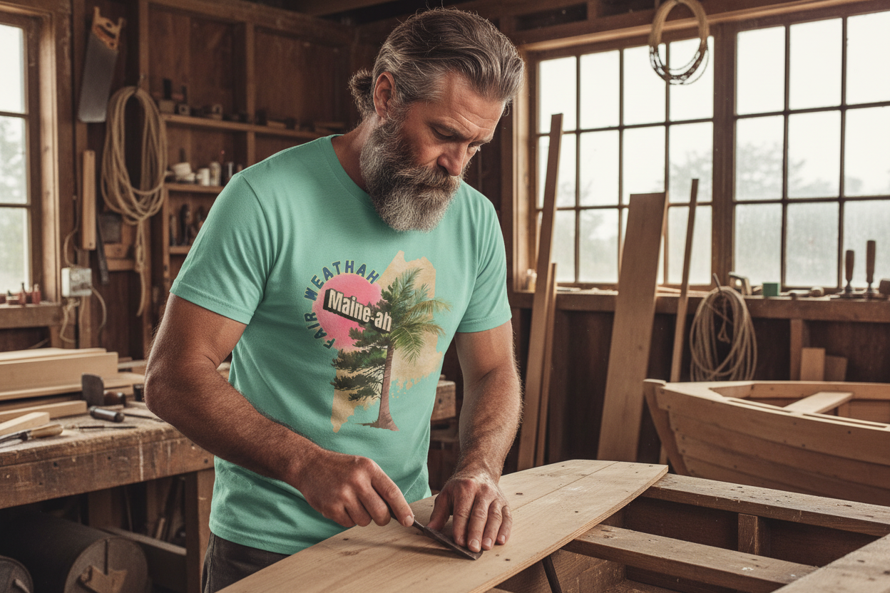 Fair Weather Maine-ah Unisex Tee
