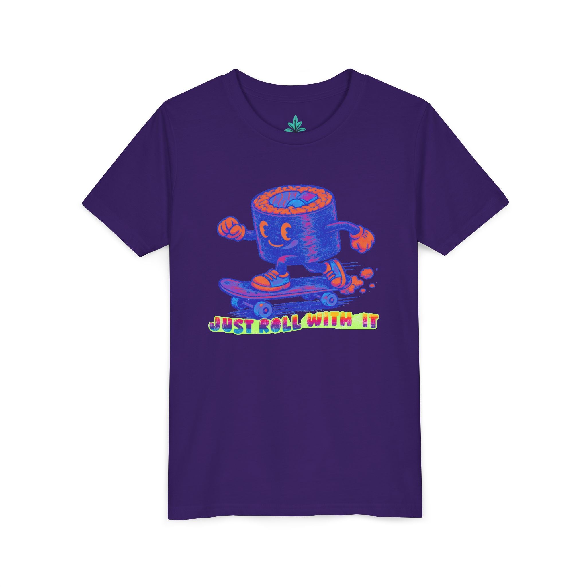 'Just Roll With It' Skate Sushi - The Hadley Youth Tee